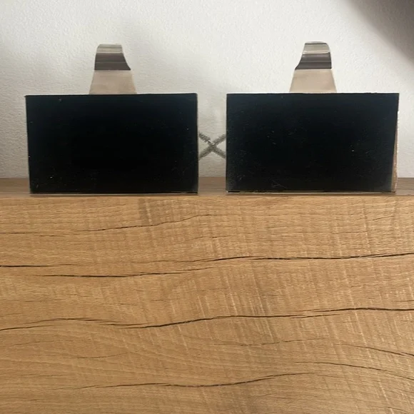 Elegant Silver Beaded Snowflake Stocking Holders – Set of 2 - Picture 6 of 10